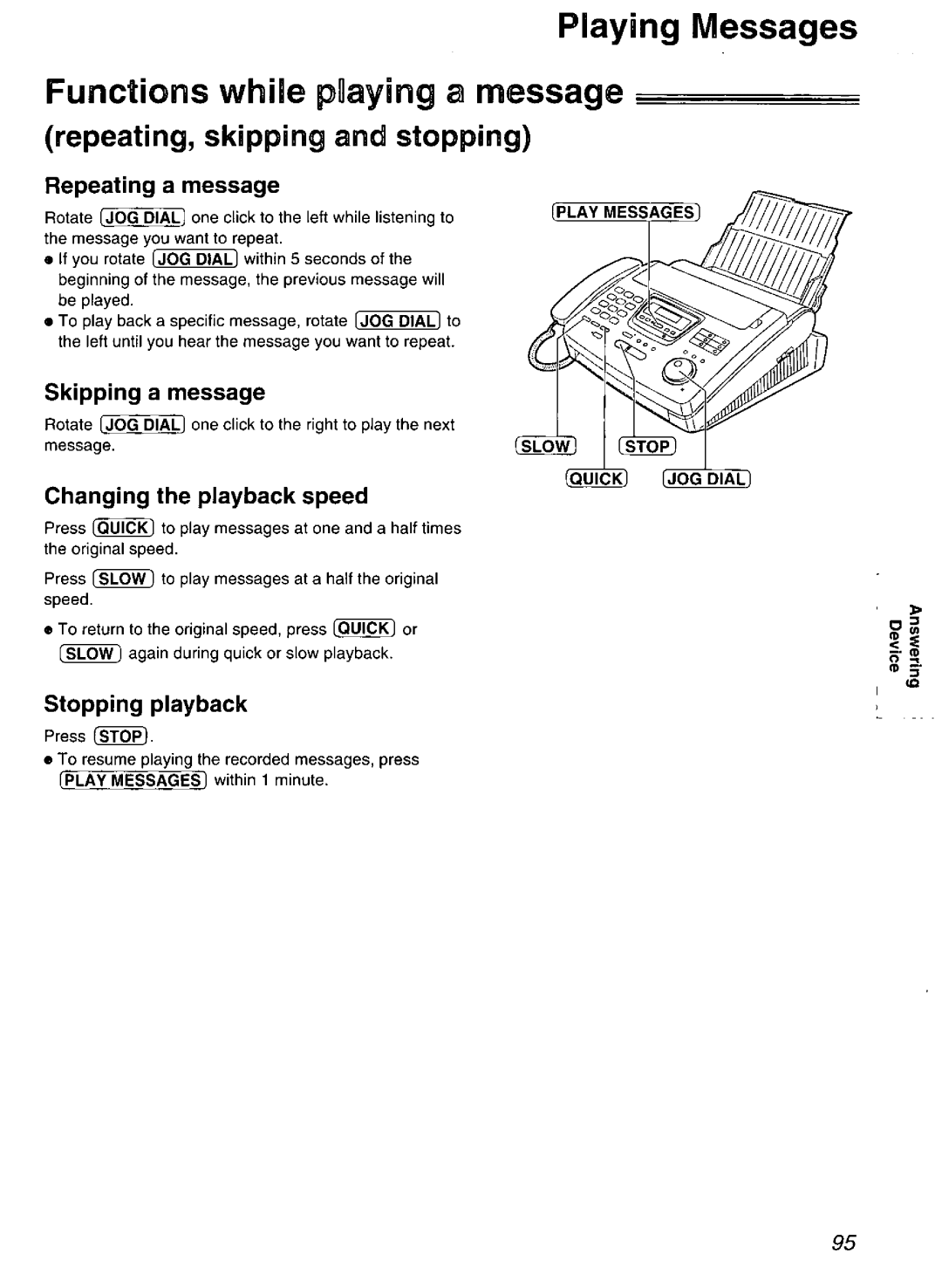 Panasonic KX-FP265, KX-FP270 manual 