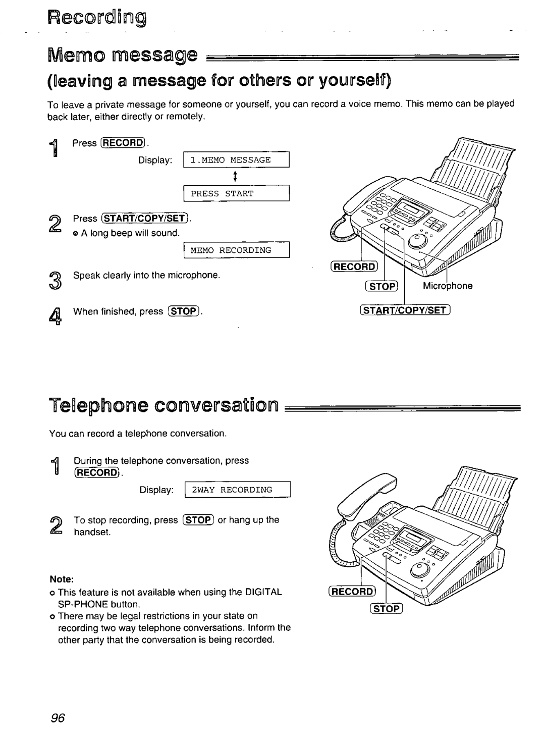 Panasonic KX-FP270, KX-FP265 manual 