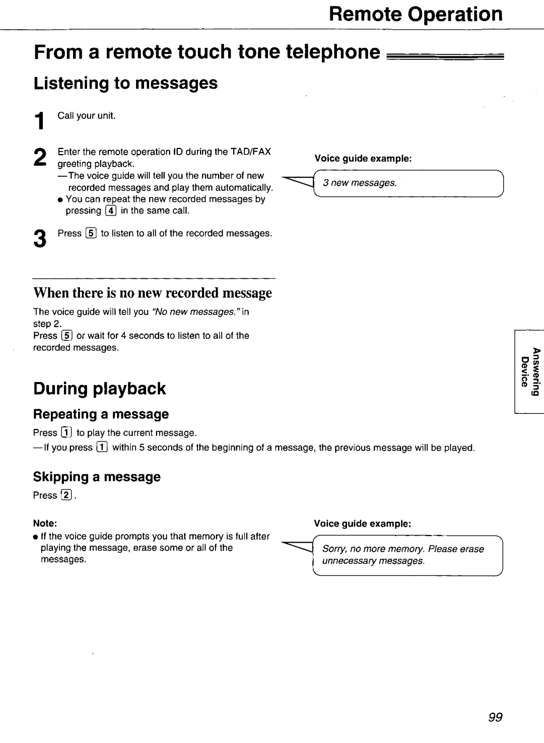 Panasonic KX-FP265, KX-FP270 manual 