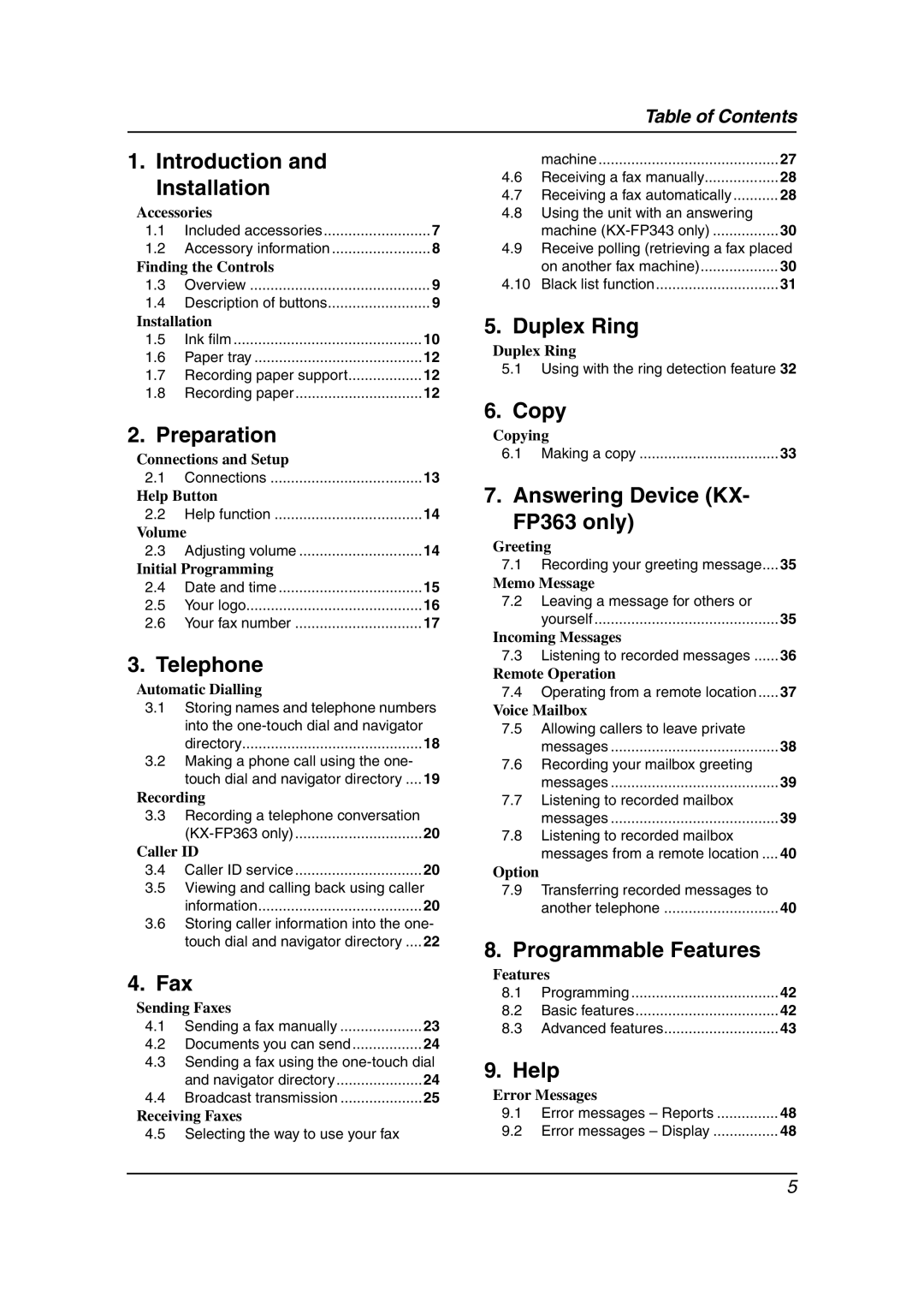 Panasonic KX-FP343HK, KX-FP363HK manual Navigator directory, On another fax machine 