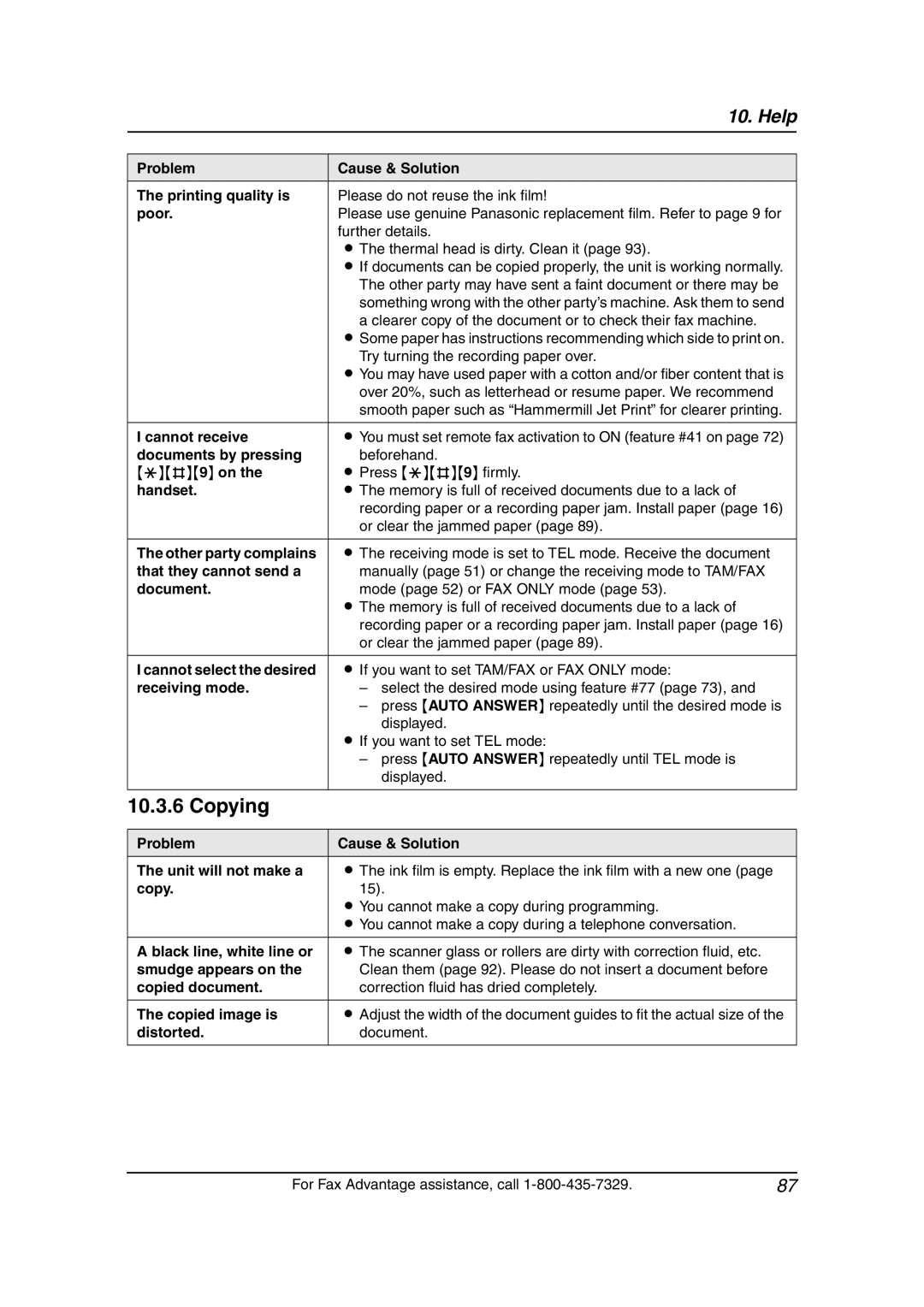 Panasonic KX-FPG378, KX-FPG379 manual Copying 