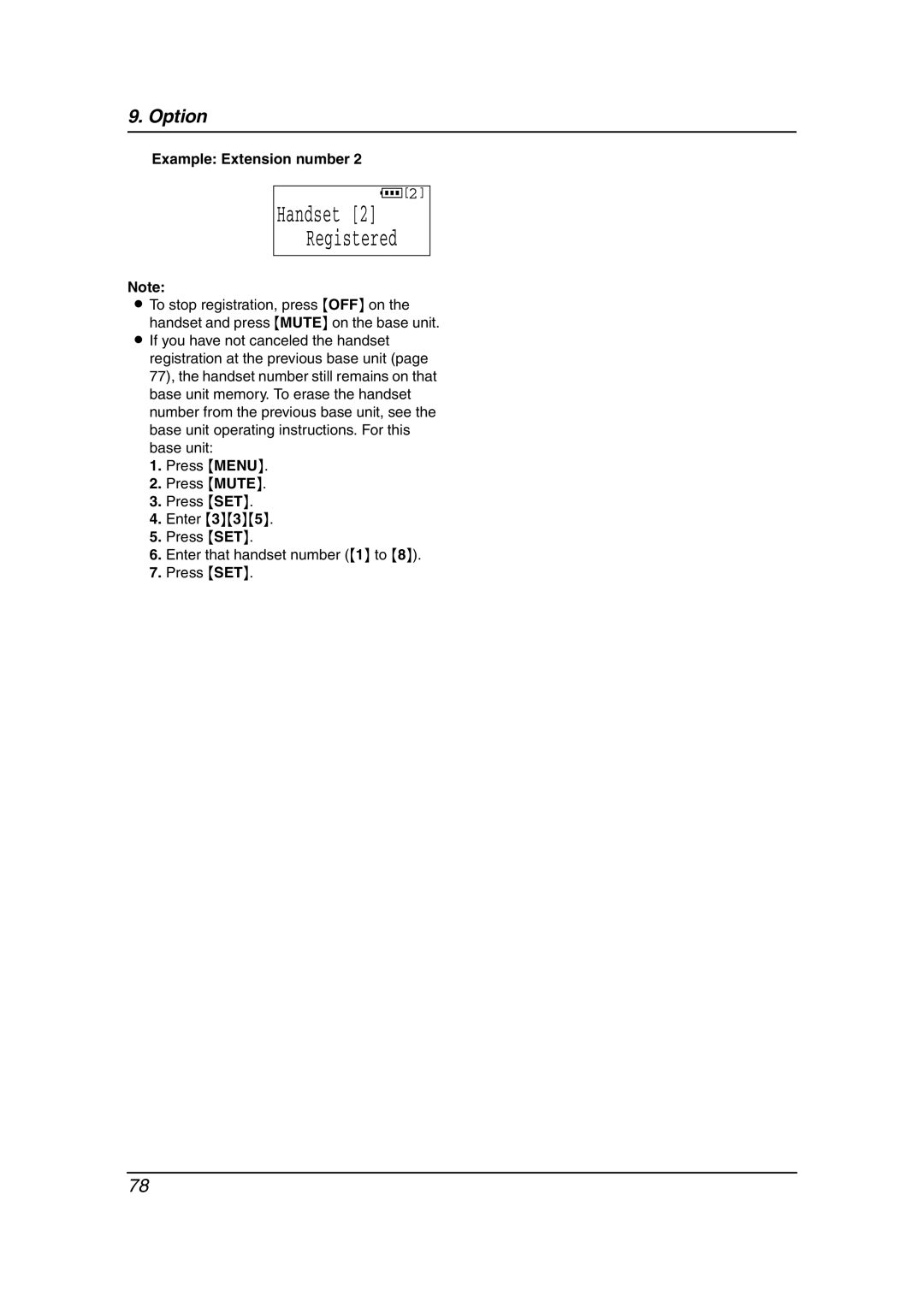 Panasonic KX-FPG381 operating instructions Example Extension number 