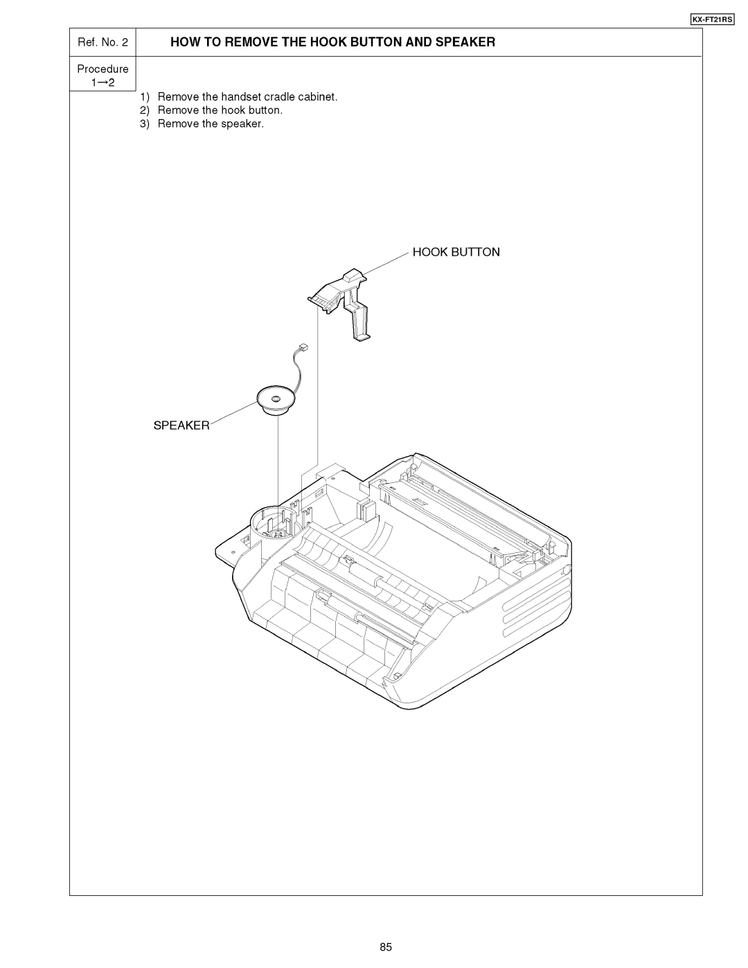 Panasonic KX-FT21RS manual 