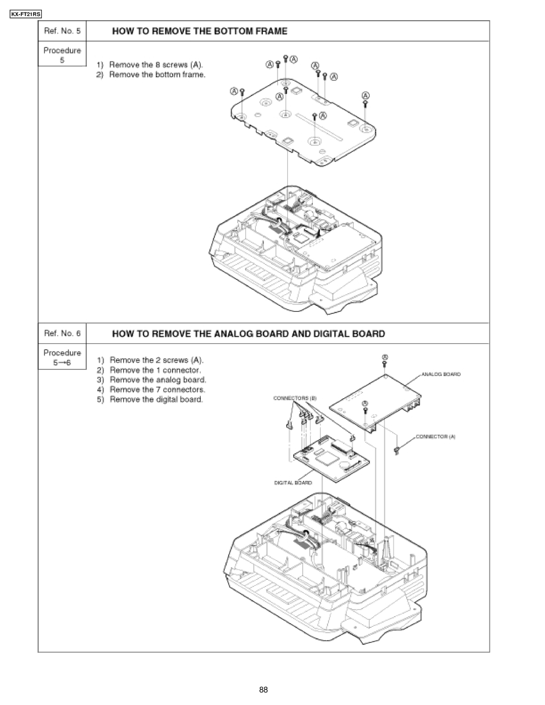 Panasonic KX-FT21RS manual 