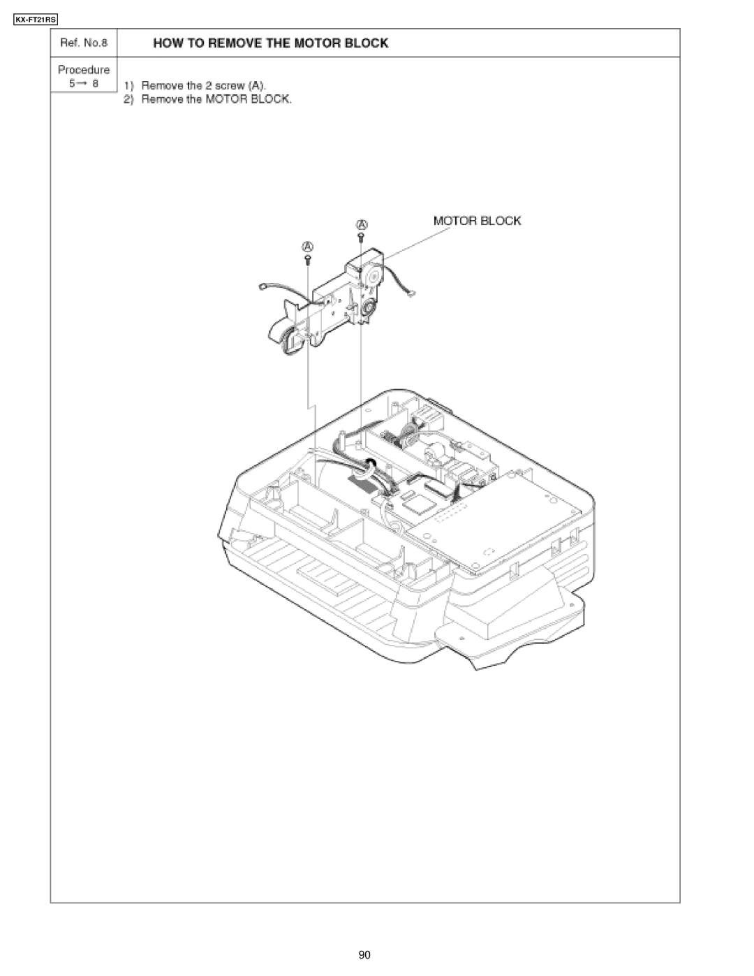 Panasonic KX-FT21RS manual 