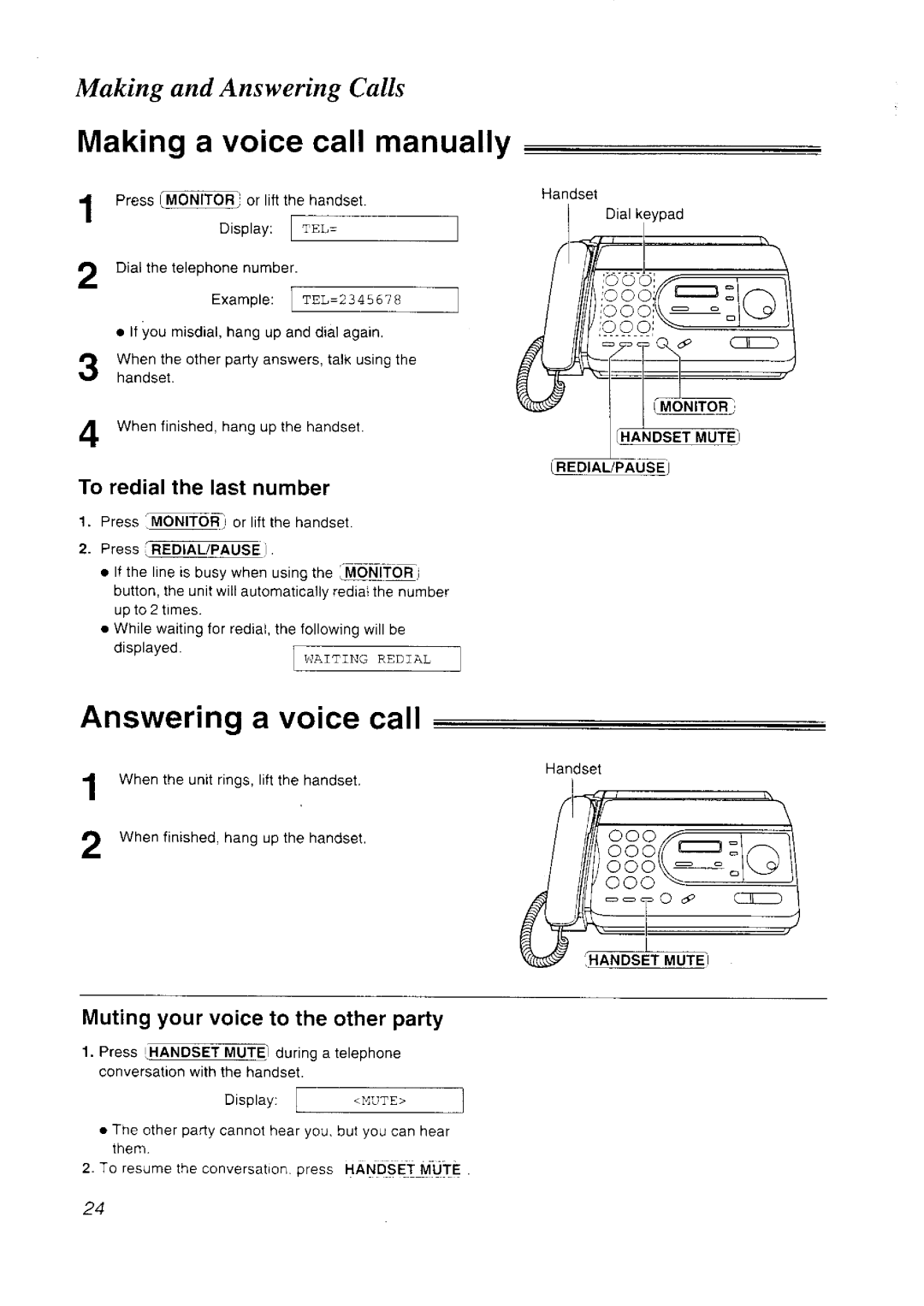 Panasonic KX-FT33NZ manual 