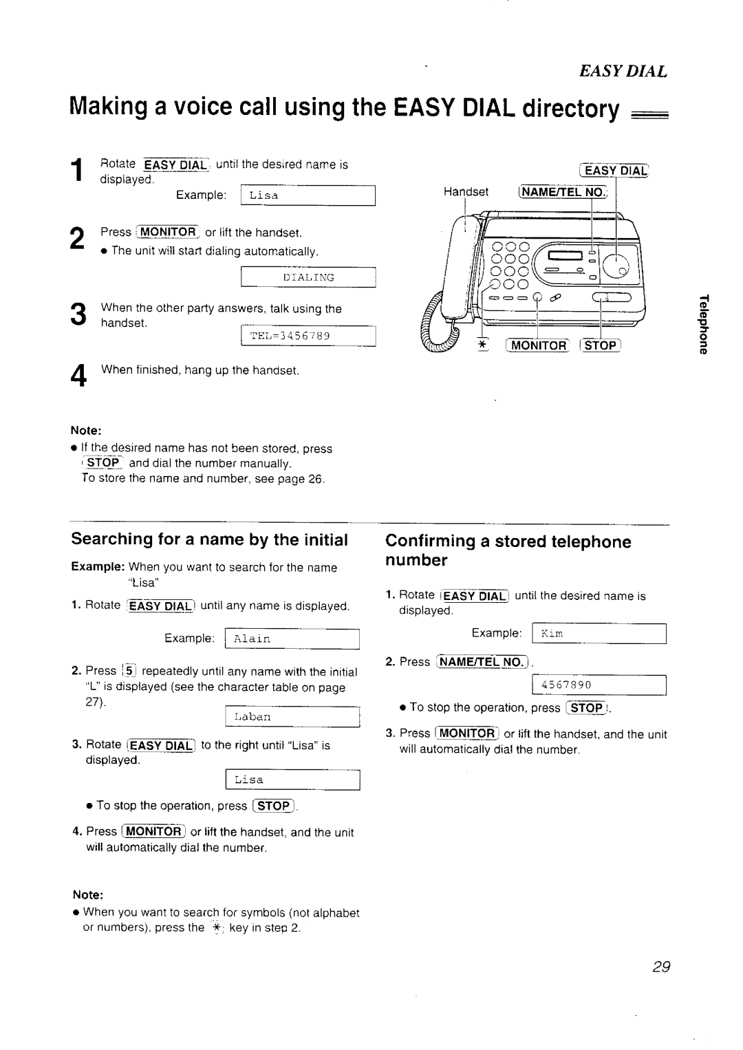 Panasonic KX-FT33NZ manual 