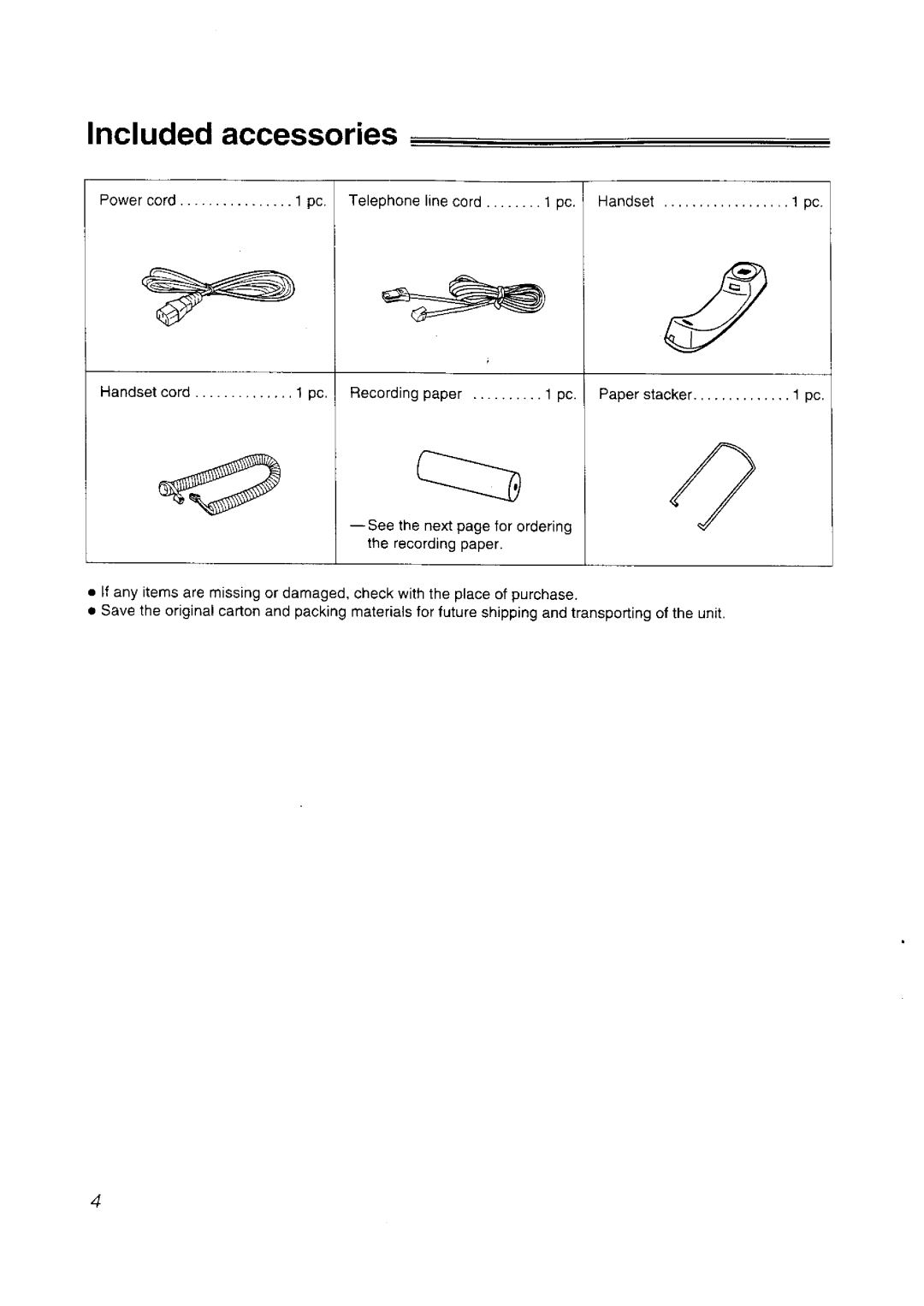 Panasonic KX-FT33NZ manual 