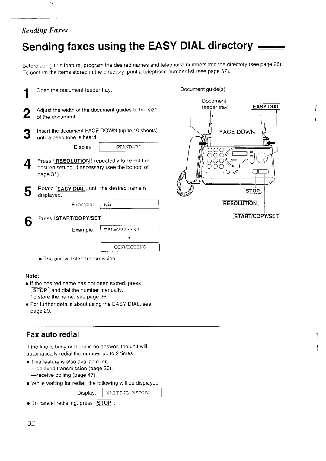 Panasonic KX-FT33NZ manual 