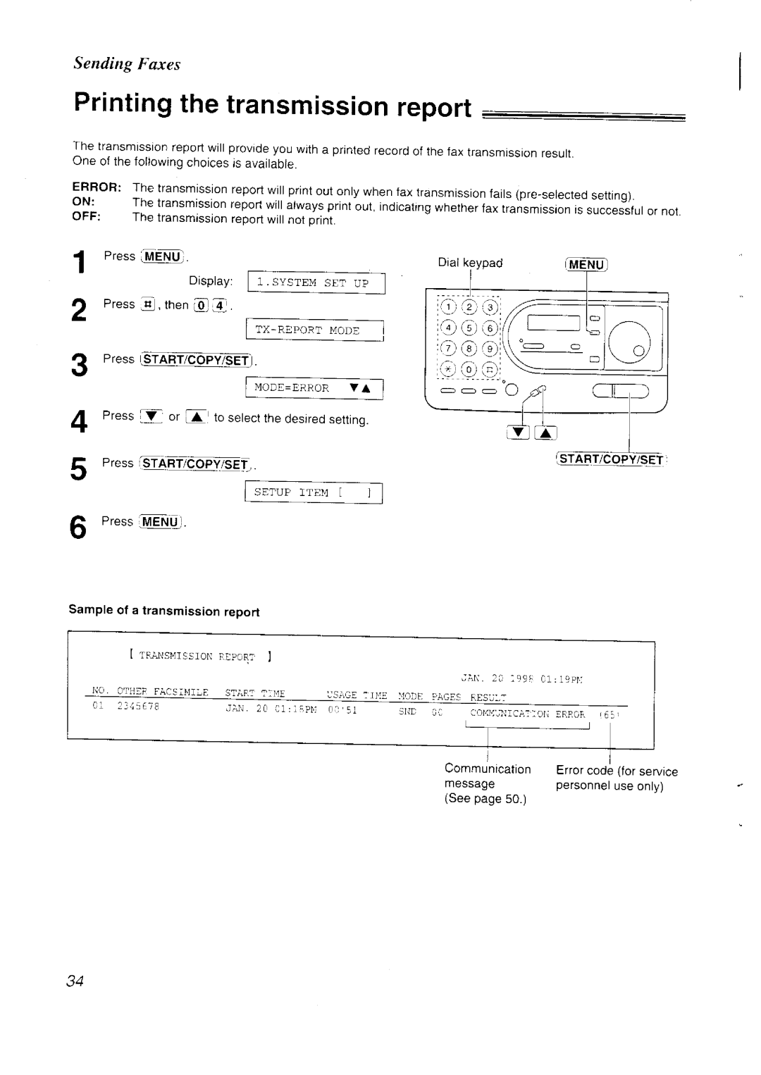 Panasonic KX-FT33NZ manual 