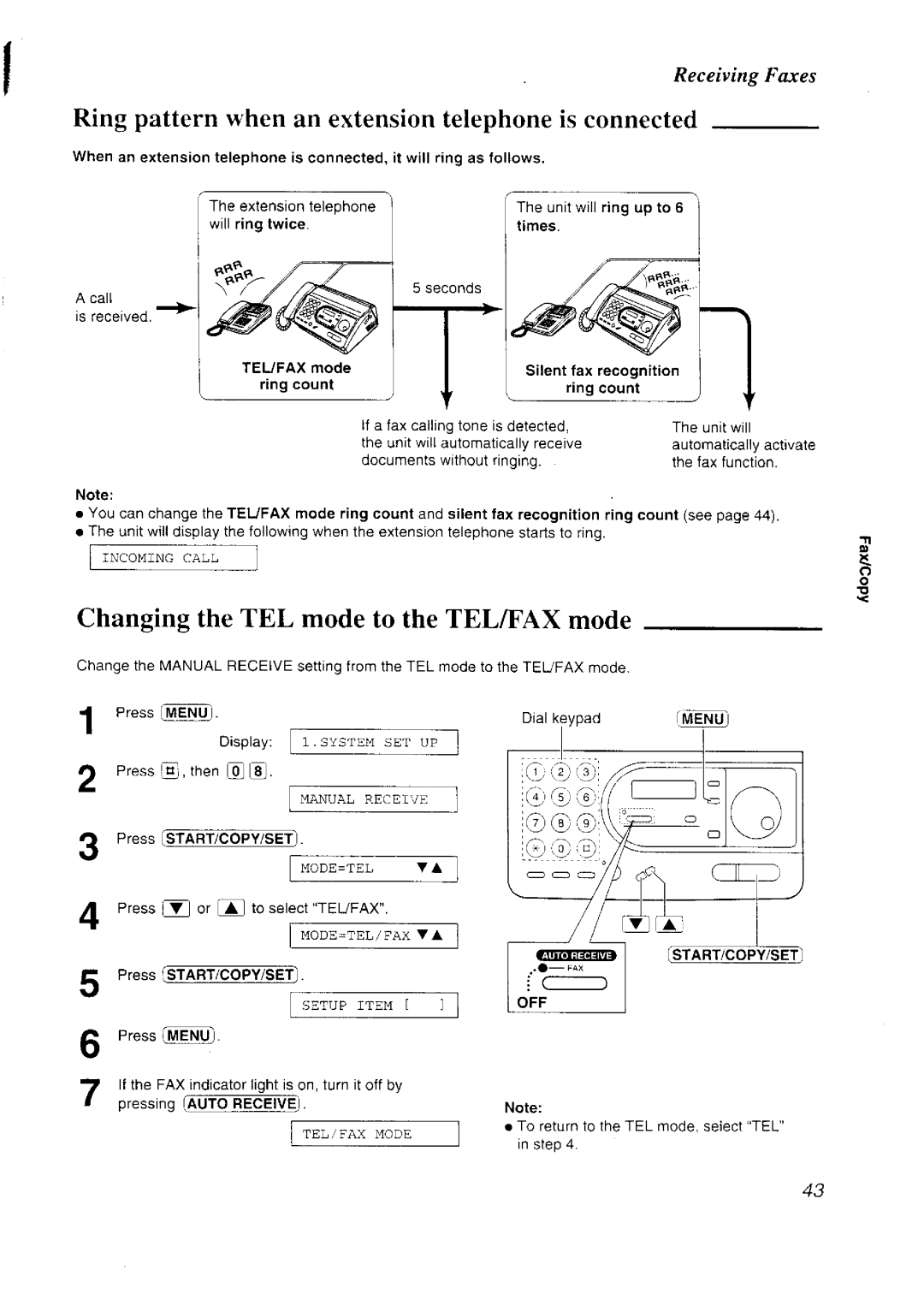 Panasonic KX-FT33NZ manual 