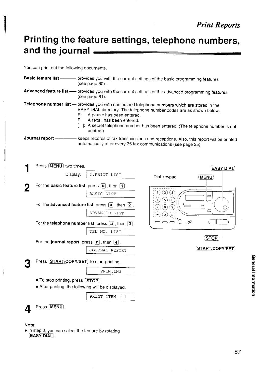 Panasonic KX-FT33NZ manual 