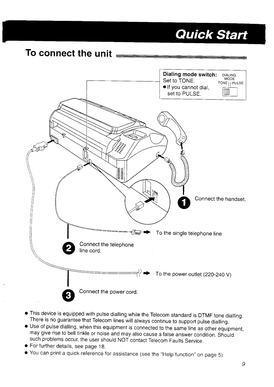 Panasonic KX-FT33NZ manual 