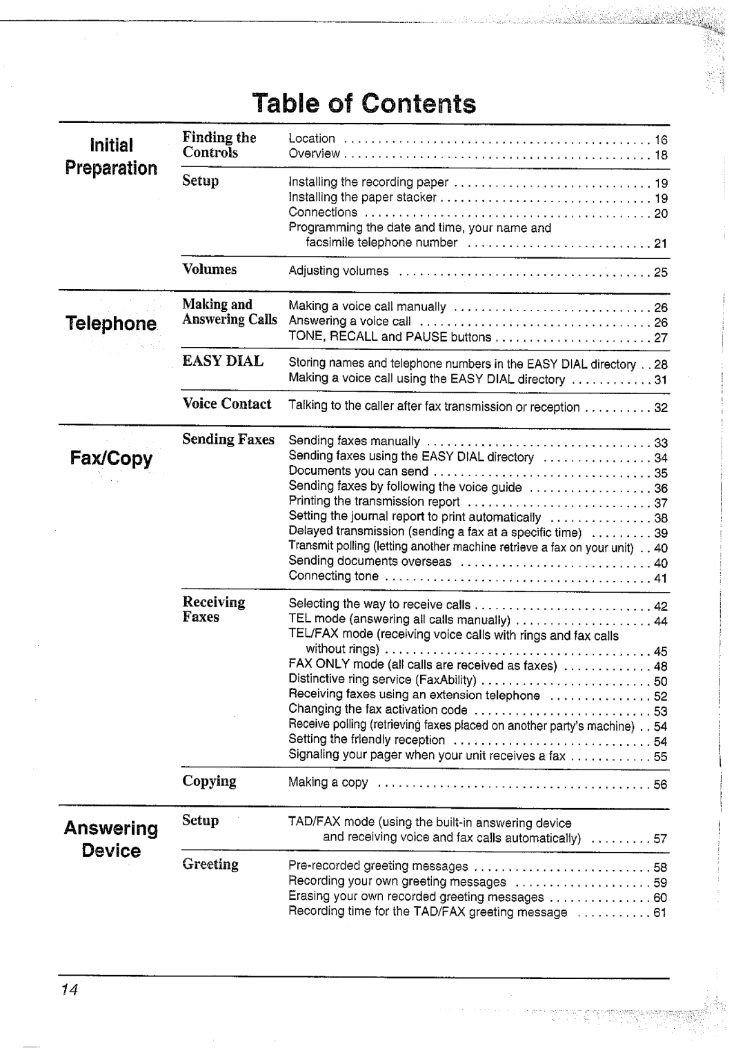 Panasonic KX-FT37NZ manual 