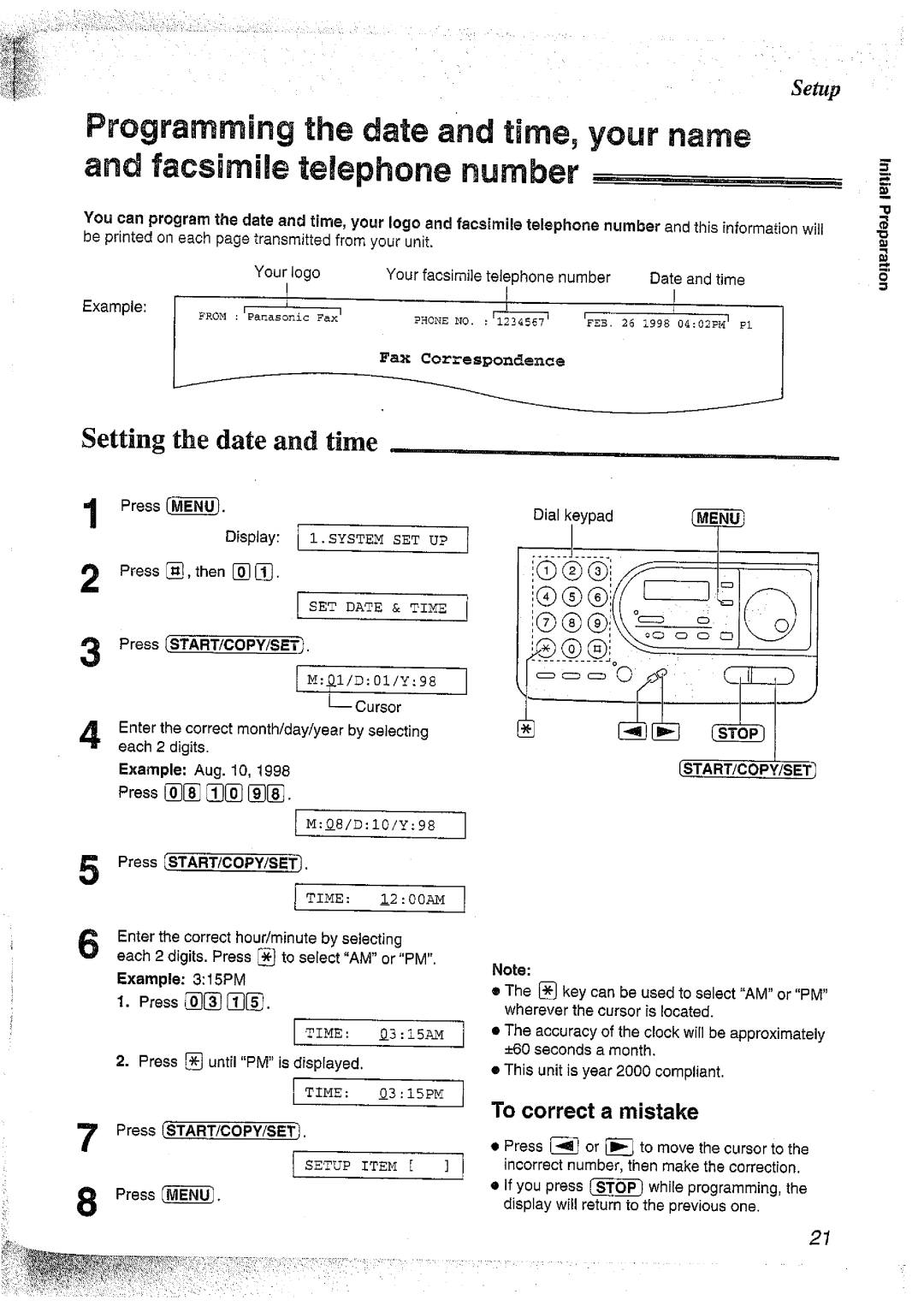 Panasonic KX-FT37NZ manual 