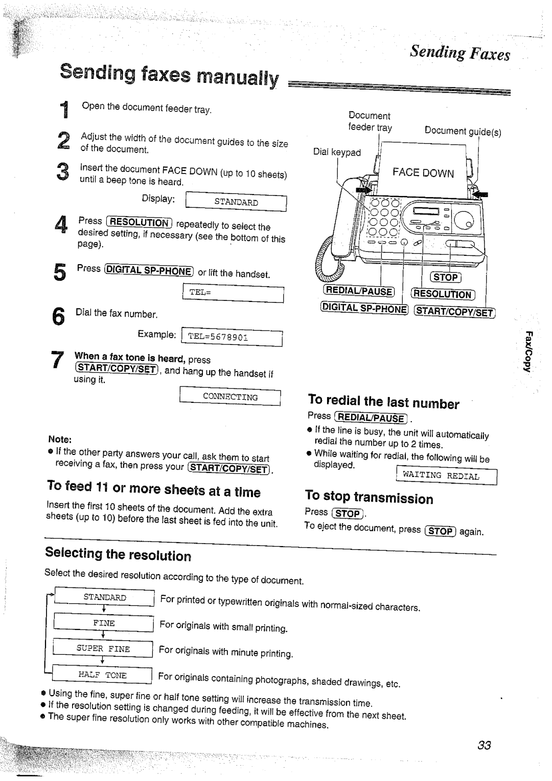 Panasonic KX-FT37NZ manual 