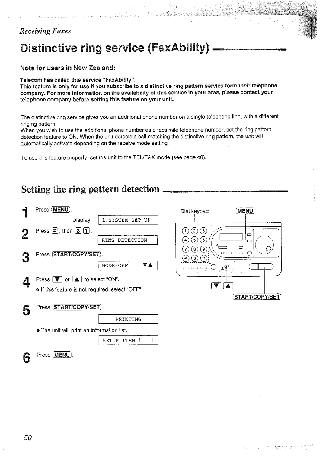 Panasonic KX-FT37NZ manual 