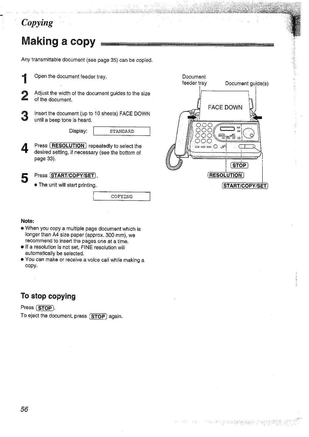 Panasonic KX-FT37NZ manual 