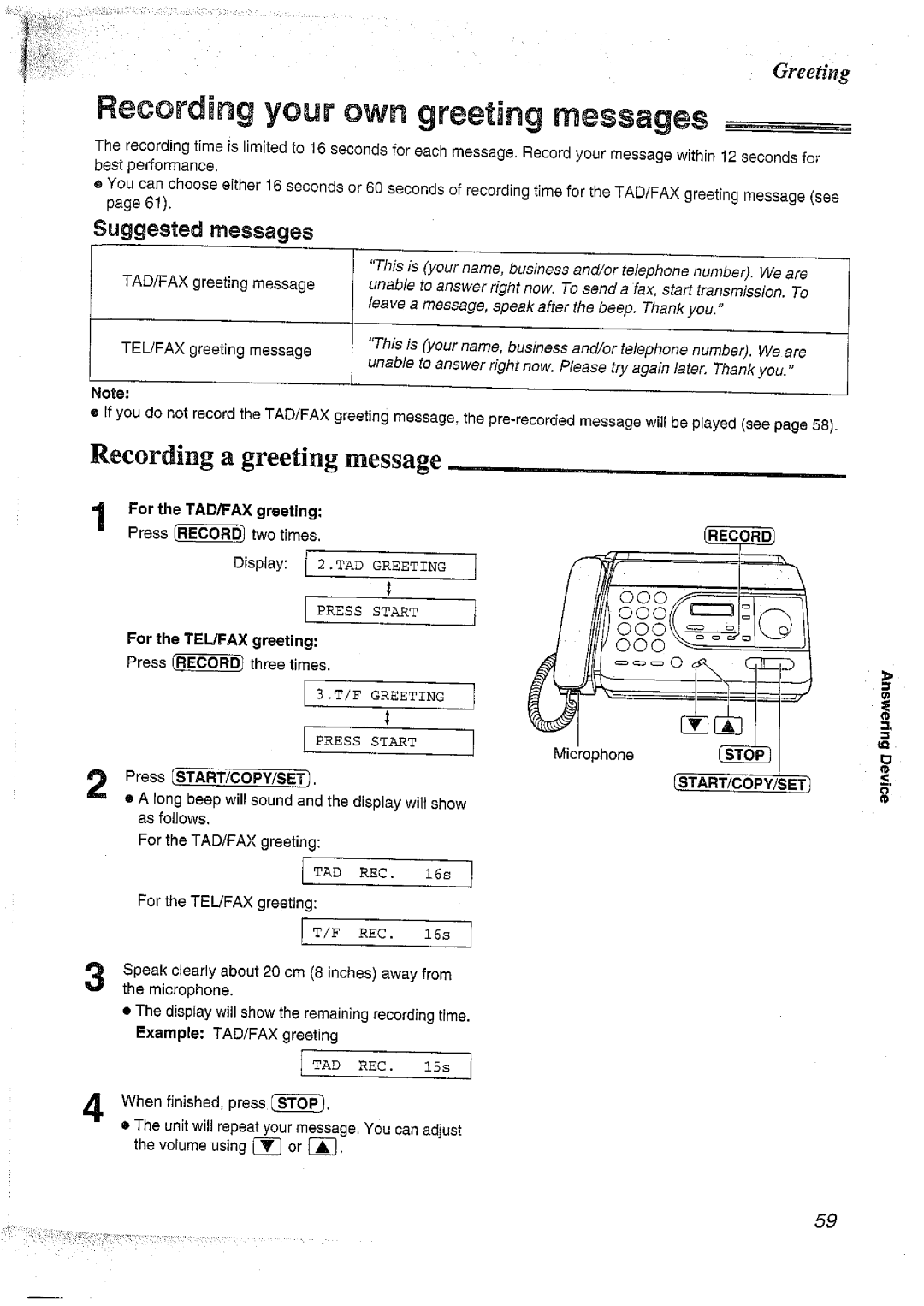 Panasonic KX-FT37NZ manual 