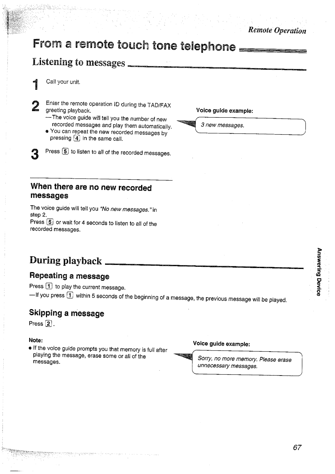 Panasonic KX-FT37NZ manual 