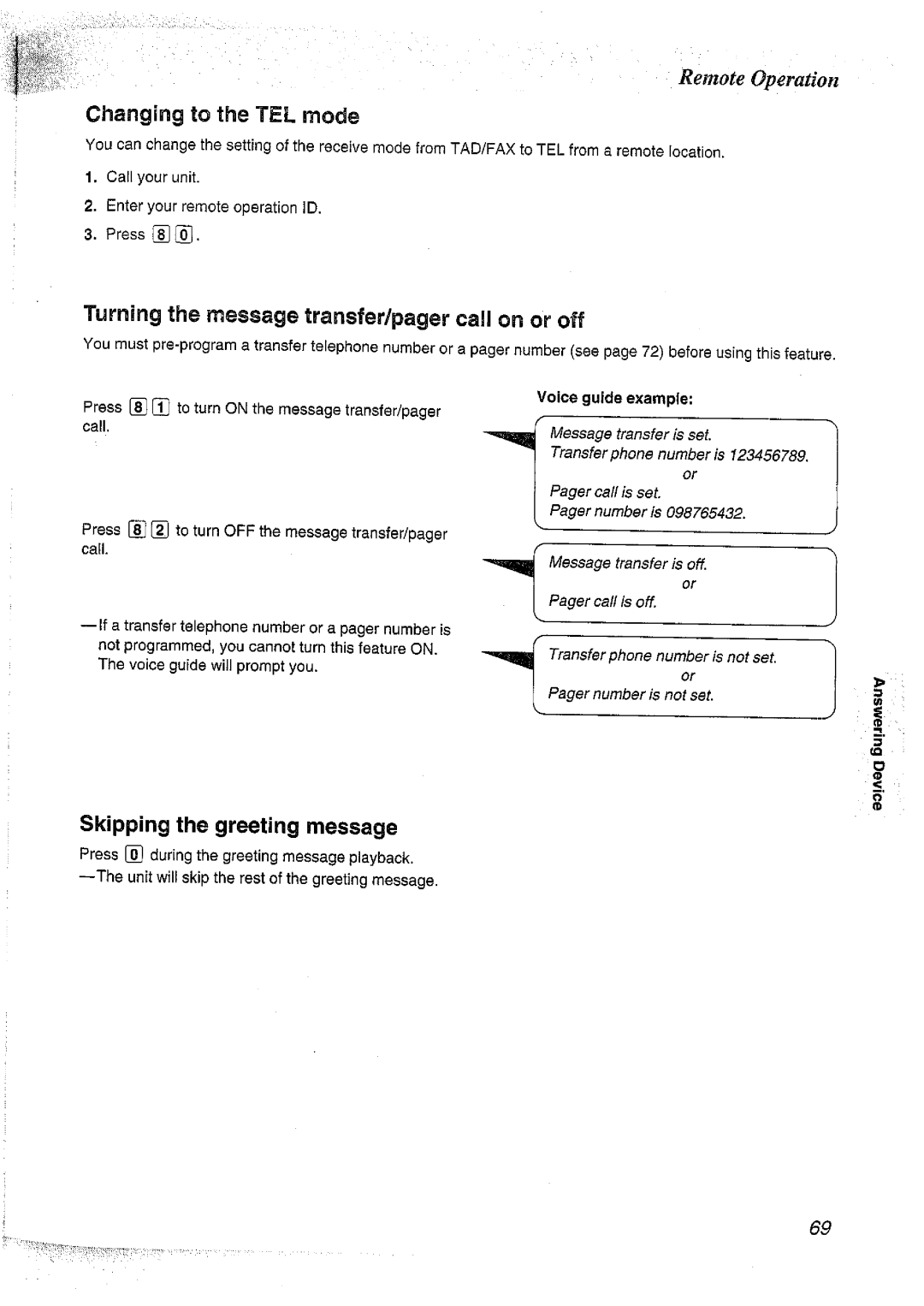 Panasonic KX-FT37NZ manual 