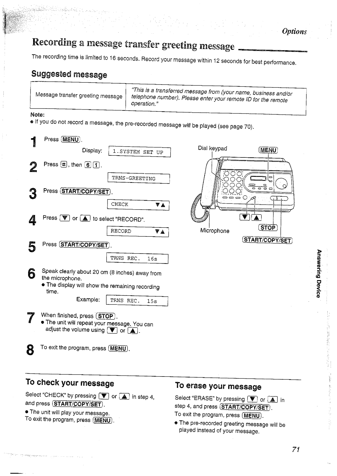 Panasonic KX-FT37NZ manual 