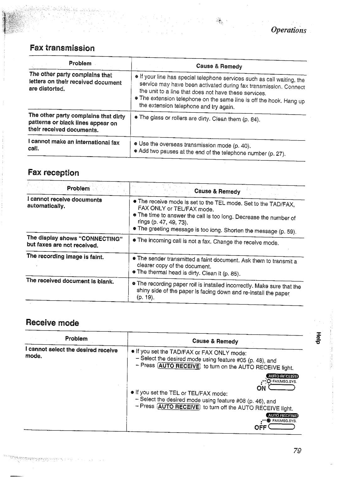 Panasonic KX-FT37NZ manual 