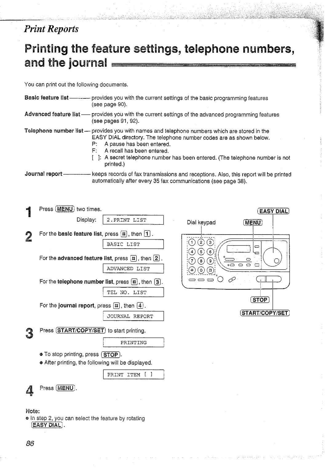 Panasonic KX-FT37NZ manual 