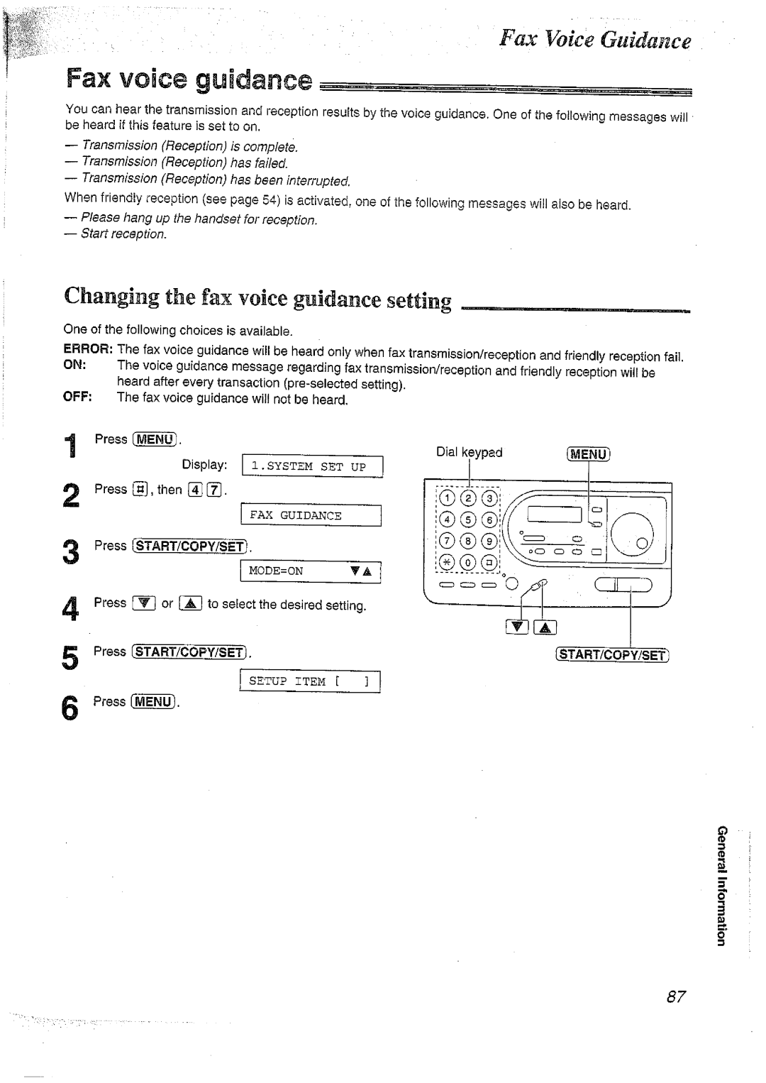 Panasonic KX-FT37NZ manual 