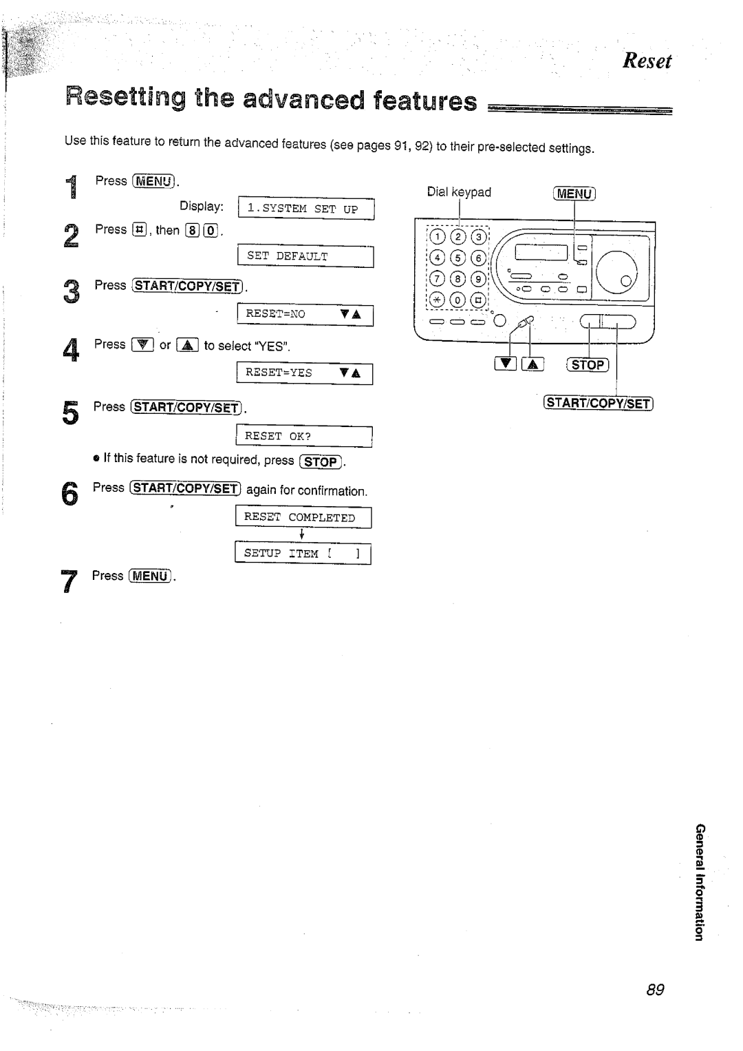 Panasonic KX-FT37NZ manual 