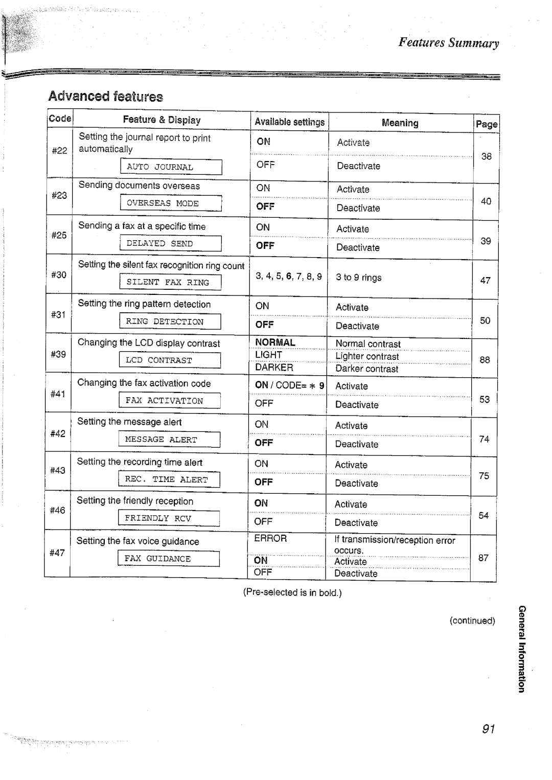 Panasonic KX-FT37NZ manual 