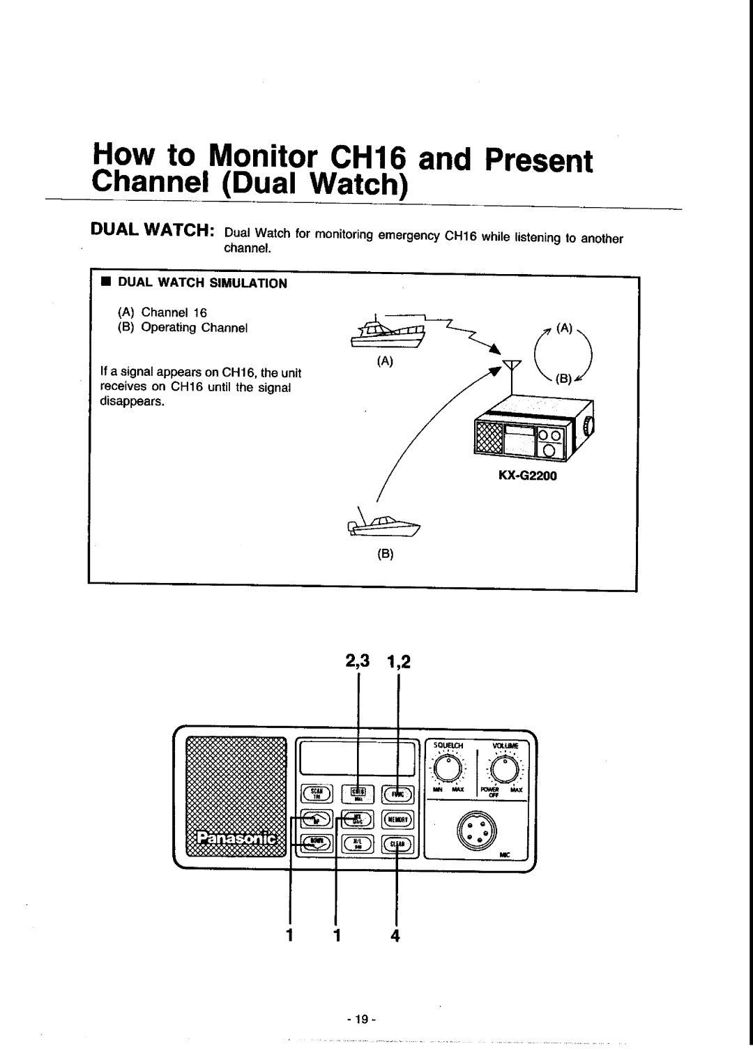 Panasonic KX-G2200A manual 