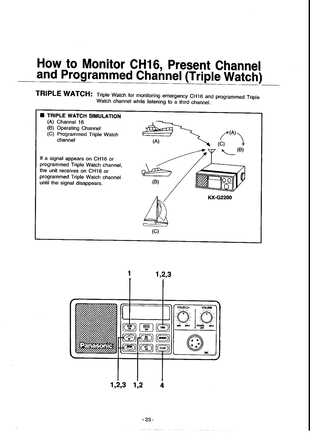 Panasonic KX-G2200A manual 