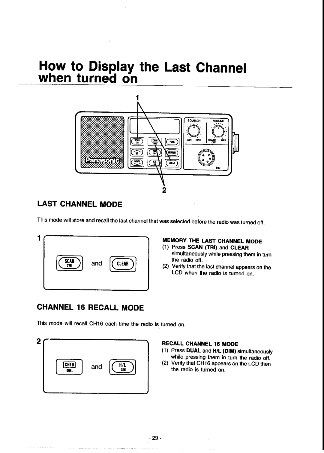 Panasonic KX-G2200A manual 