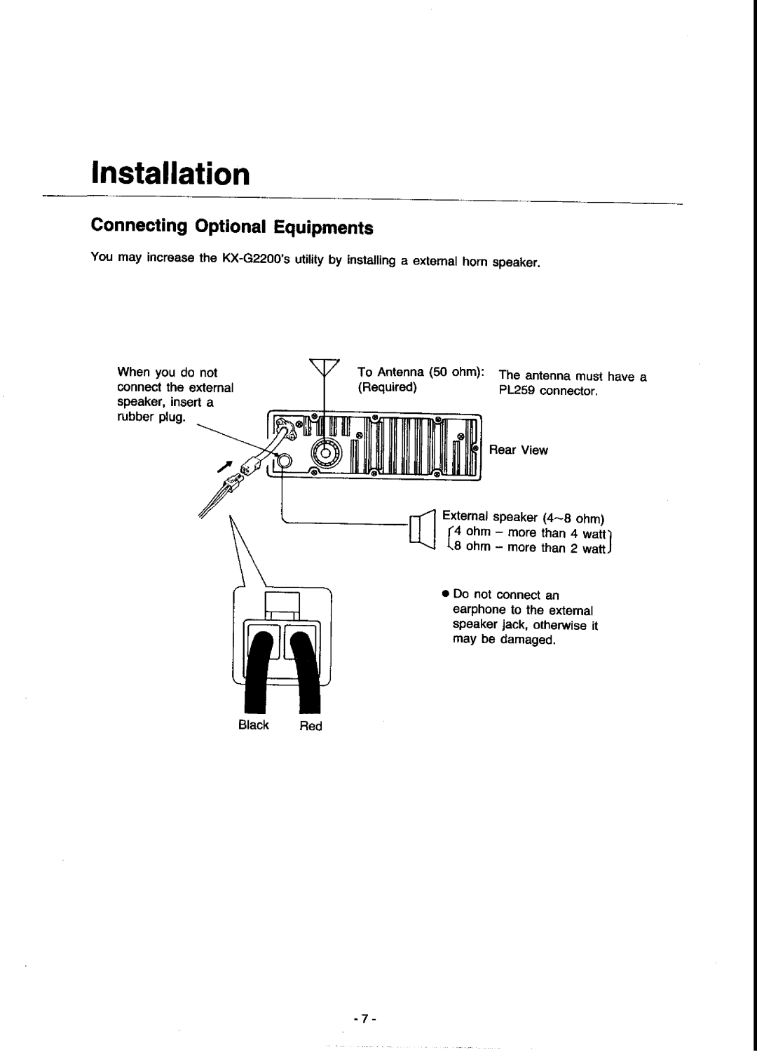 Panasonic KX-G2200A manual 