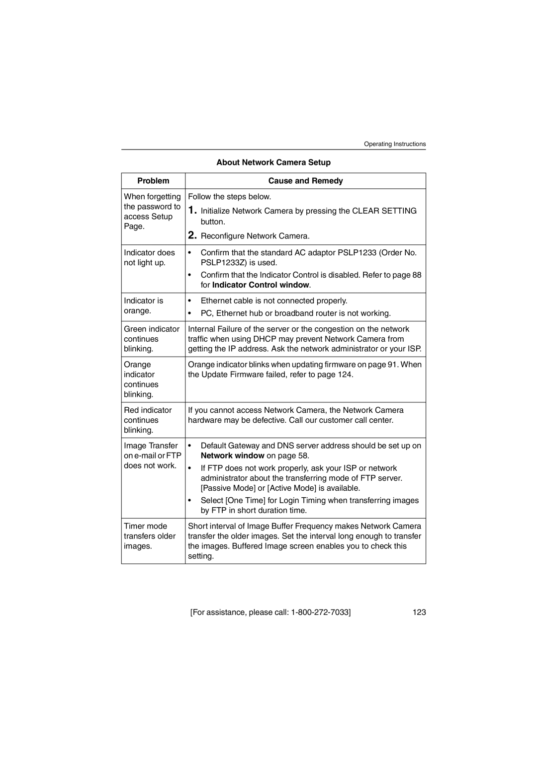 Panasonic KX-HCM270 operating instructions For Indicator Control window, Network window on, Transfers older 