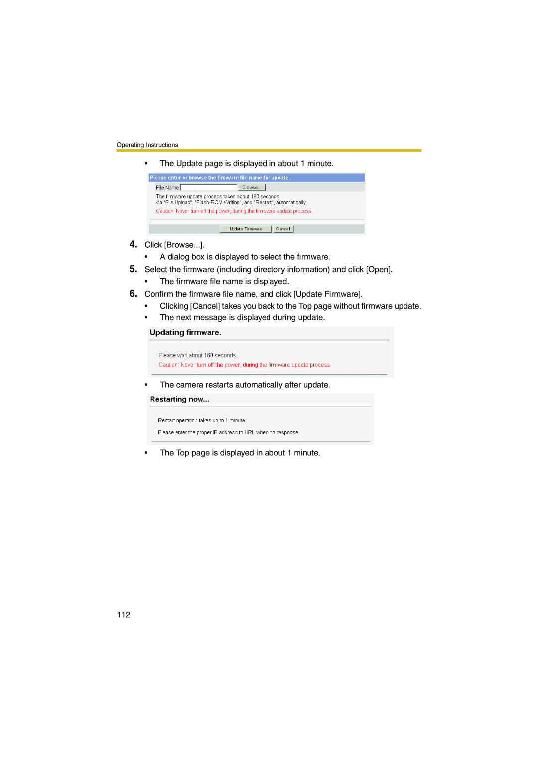 Panasonic KX-HCM280A operating instructions Operating Instructions 