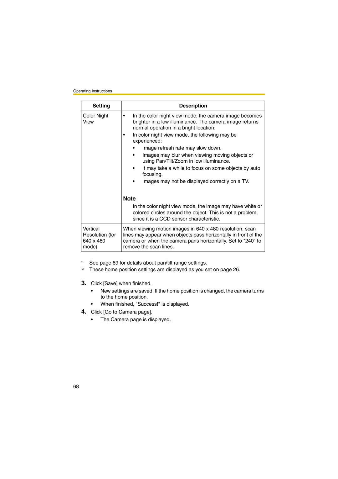 Panasonic KX-HCM280A operating instructions Colored circles around the object. This is not a problem 