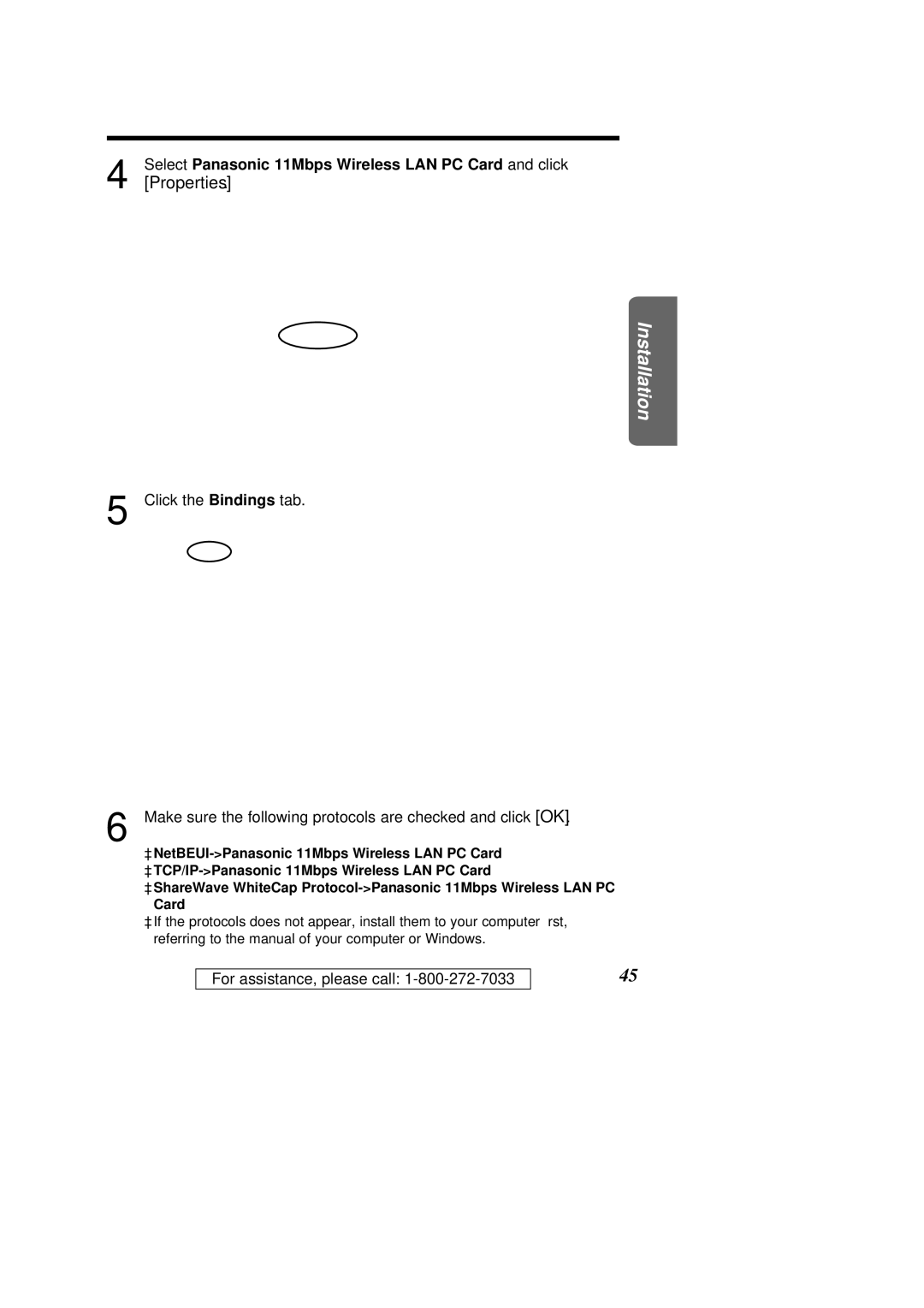 Panasonic KX-HGC200 operating instructions Installation 