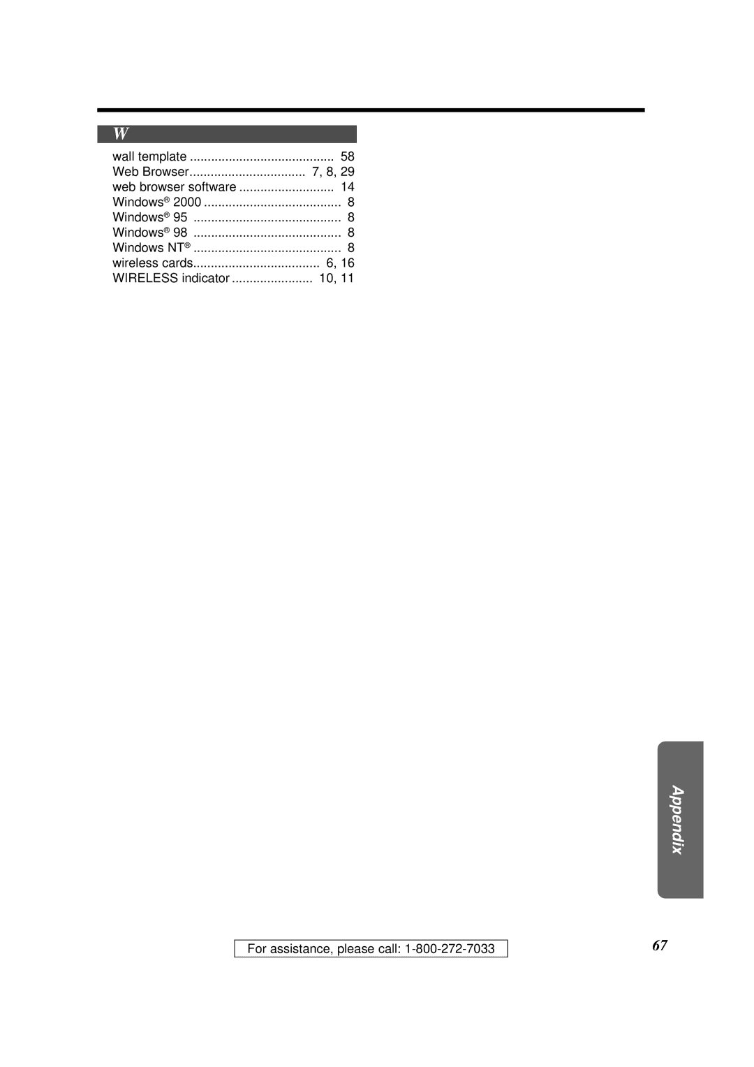 Panasonic KX-HGW200 manual Web Browser 