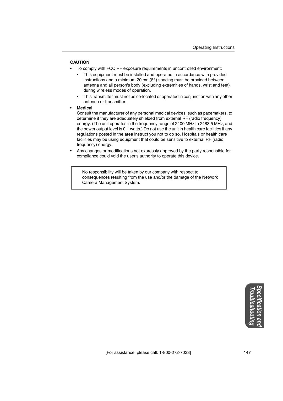 Panasonic KX-HGW600 manual Medical 