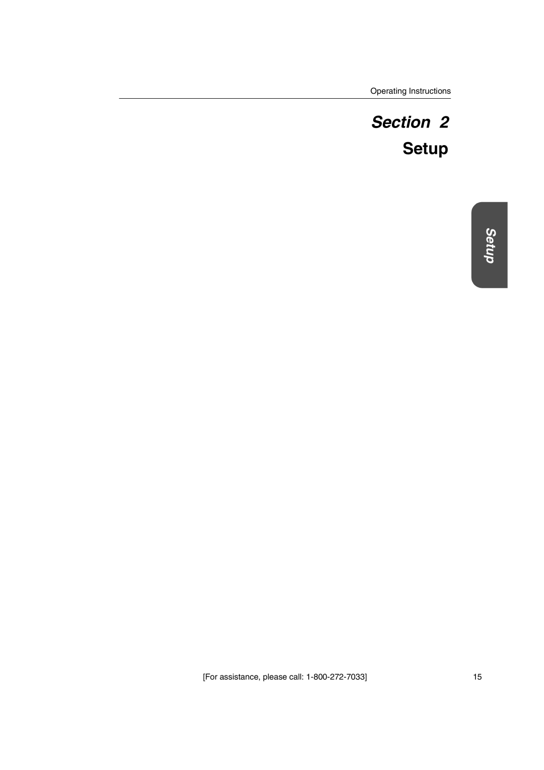 Panasonic KX-HGW600 manual Setup 