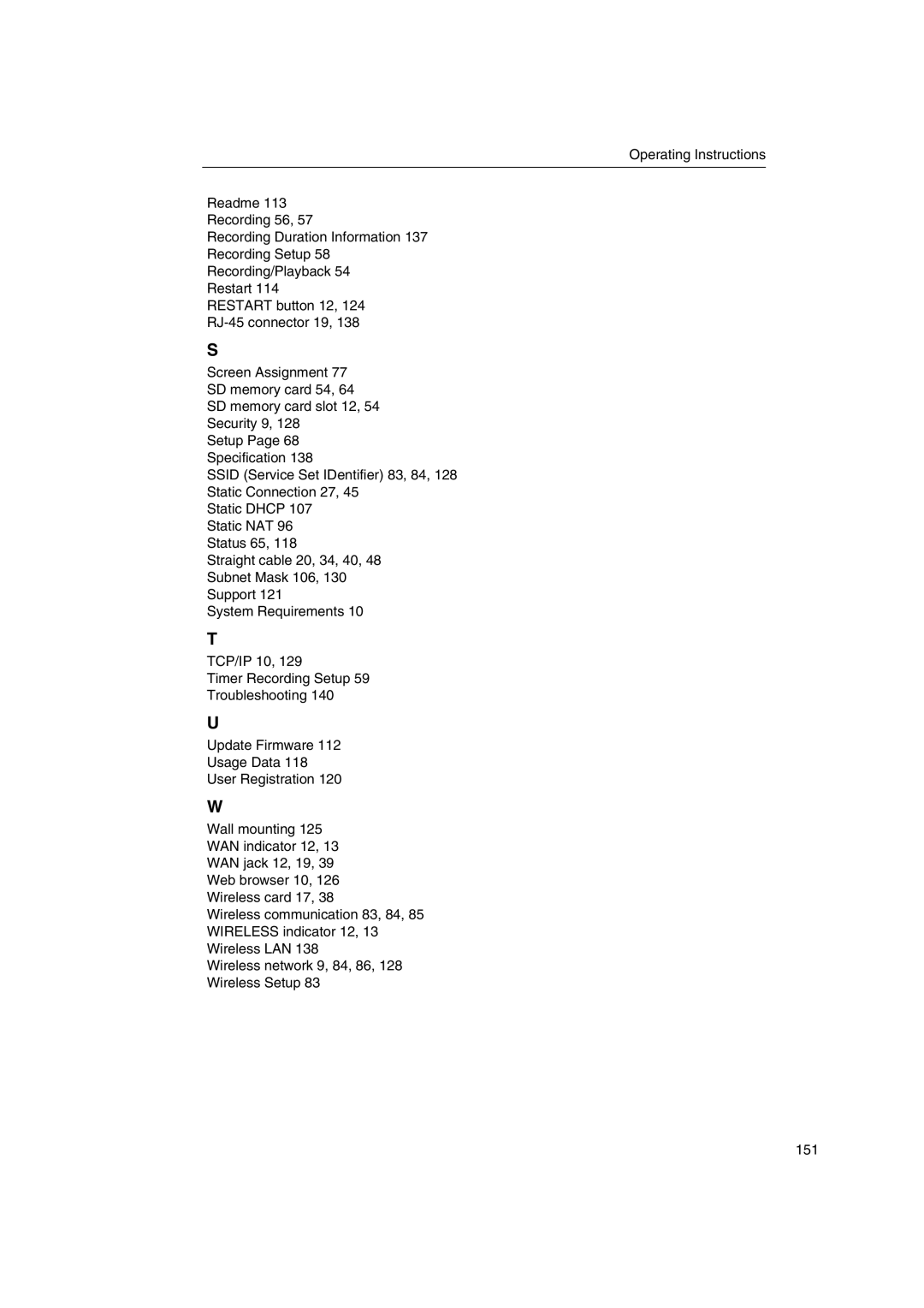 Panasonic KX-HGW600 manual 