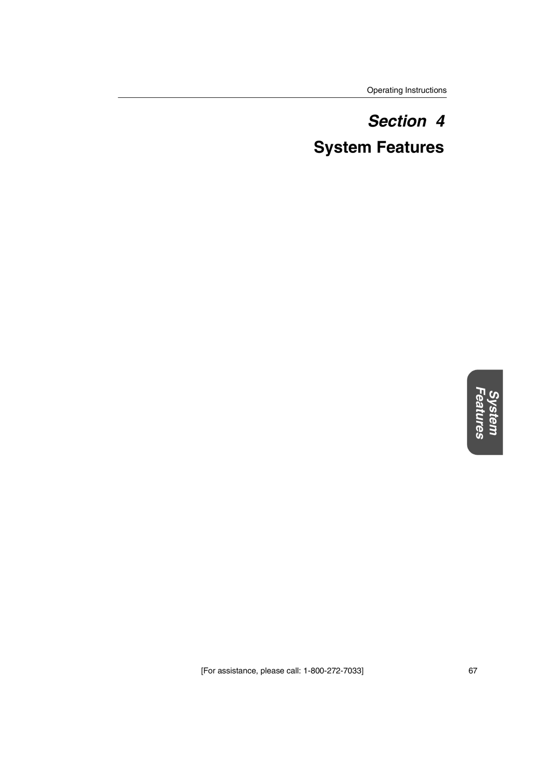 Panasonic KX-HGW600 manual System Features 