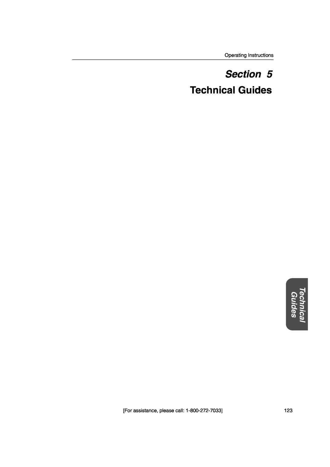 Panasonic KX-HGW600 manual Technical Guides, Section 