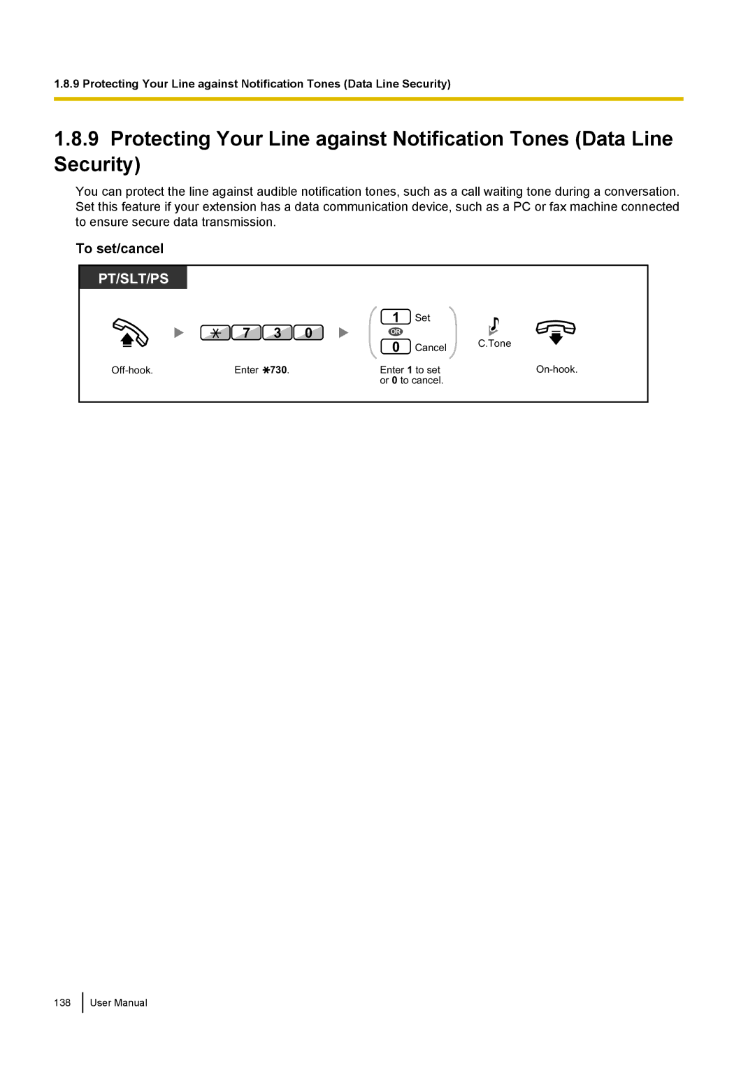 Panasonic KX-NCP500 manual 730 