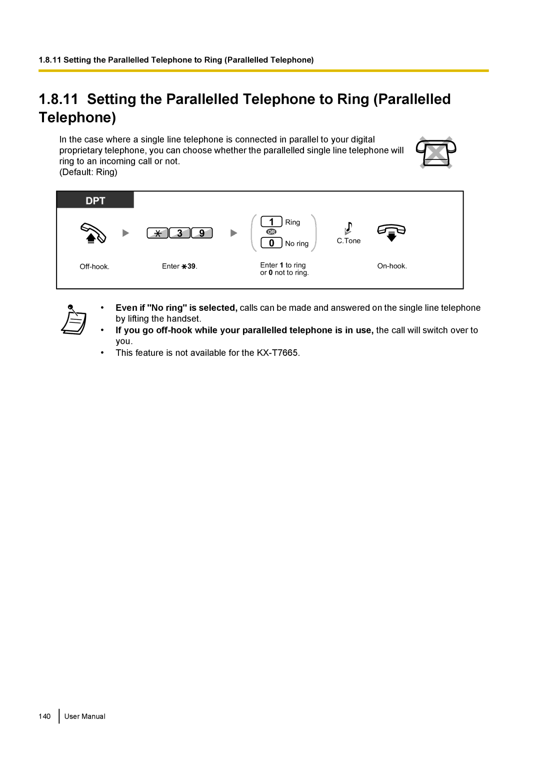 Panasonic KX-NCP500 manual Dpt 