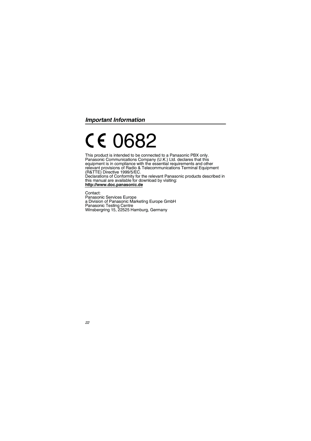 Panasonic KX-NT343/KX-NT346/KX-NT366 installation instructions 0682 