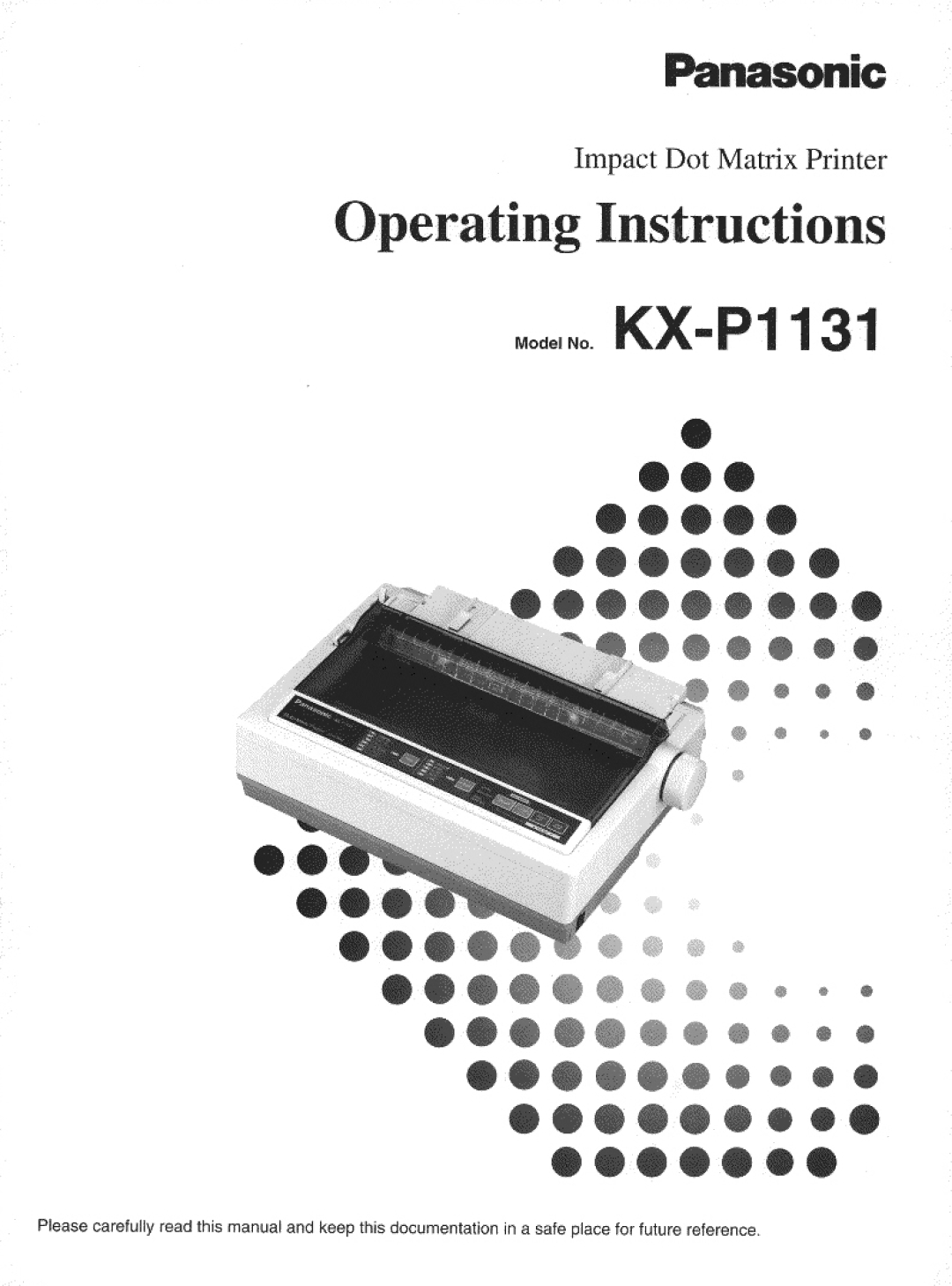 Panasonic KX-P1131 manual 