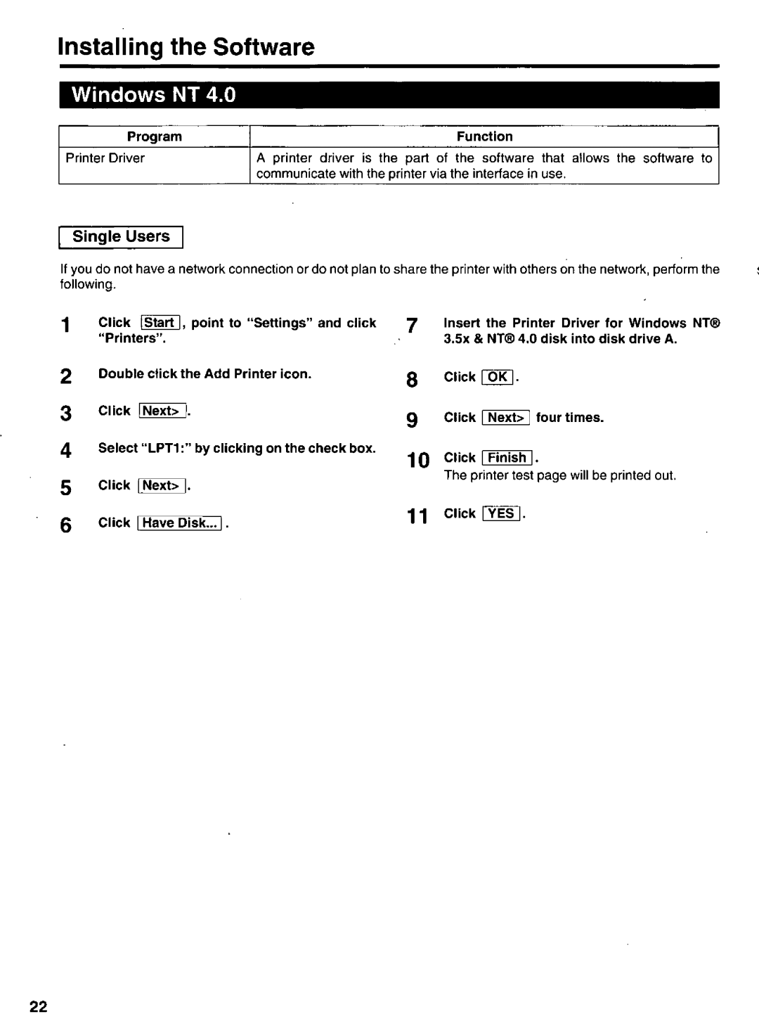 Panasonic KX-P1131 manual 